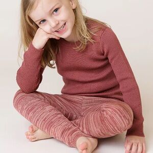 Sloomb girls playwoolies size 3-4T 100% merino wool pants